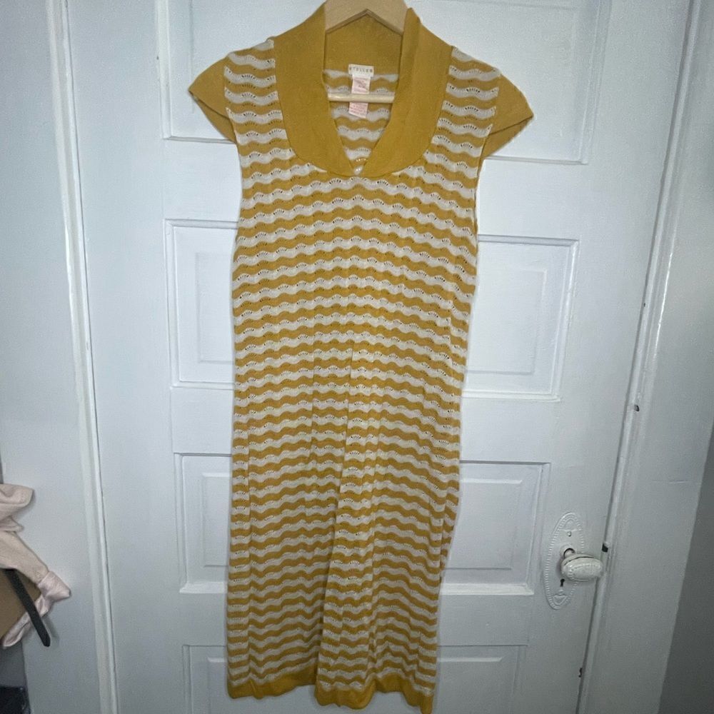 Tulle Striped Pullover Dress